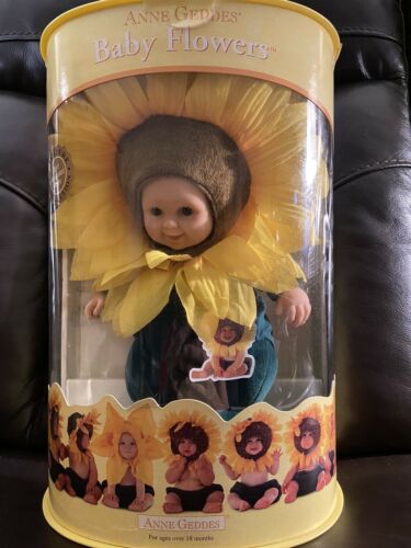 Anne Geddes 2005 Sunflower Baby Flowers~ 525291 New In Open Box