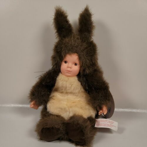 Baby Squirrel Doll By Anne Geddes 9" With Tag 1997 Bean Filled Collection